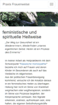 Mobile Screenshot of frauenweise.de